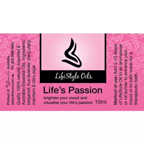 Lifestyle Oil LIFE'S PASSION Essential Oil Blend