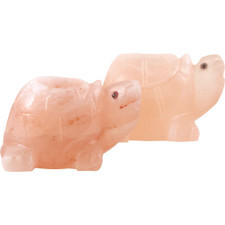 Himalayan Salt TURTLE Tealights - 1 Pair - Himalayan Rock Salts